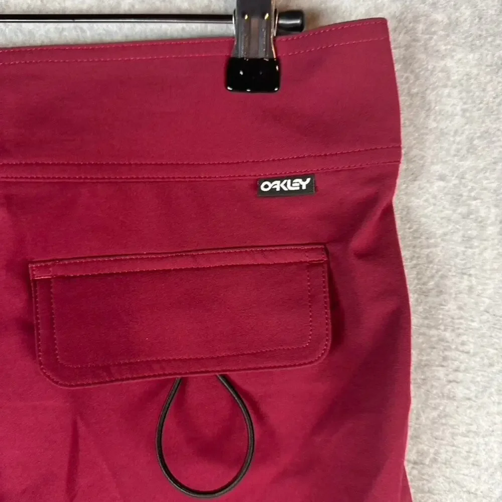 Oakley Mens Sz 30 Performance Fit‎ Board Shorts Swim Maroon Surf